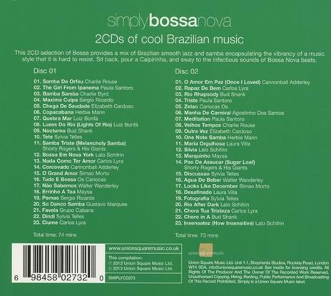 Simply Bossa Nova - CD Audio - 2