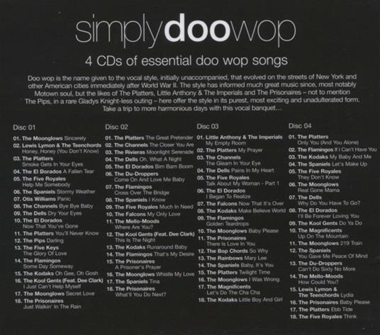 Simply Doo Wop - CD Audio - 2