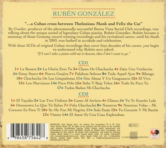 A Cuban Legend - CD Audio di Ruben Gonzales - 2
