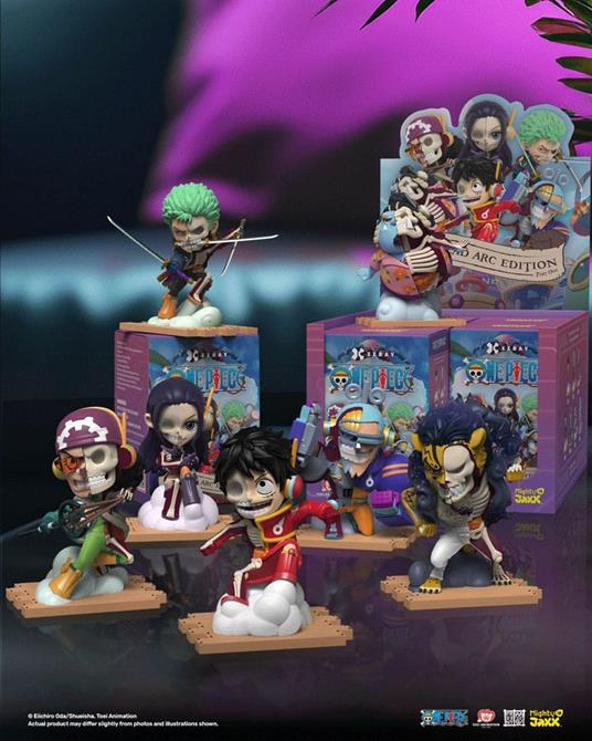 Mighty Jaxx - One Piece XXRAY 4 inch Vinyl Figure Egghead Arc Series - Part 1 Blind Box Display (6) - 2