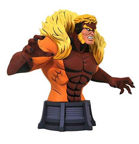 Diamond Select 193118 Figurina Marvel Animated Sabretooth, 17 cm, Multicolore, MAR212007 - 4