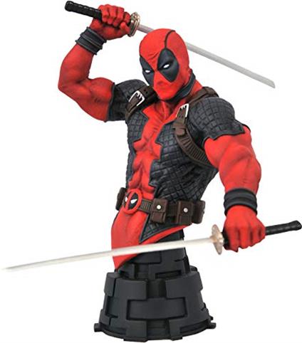 Diamond select - marvel comic deadpool - bust 15cm, Multicolore