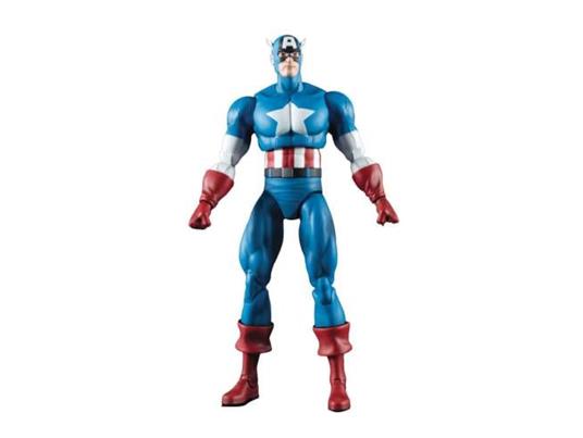 Marvel Sel Classic Captain America Af Action Figura Diamond Select
