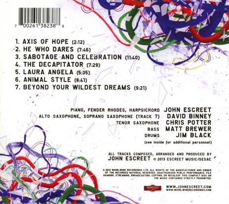 Sabotage and Celebration - CD Audio di John Escreet - 2