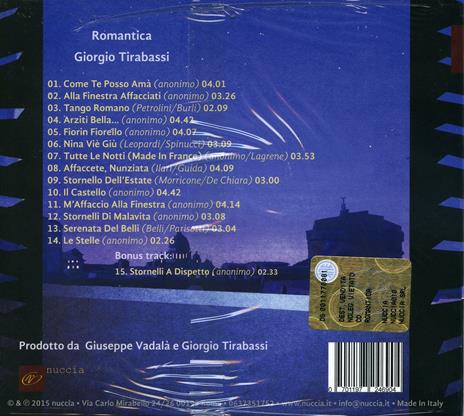 Romantica - CD Audio di Giorgio Tirabassi - 2