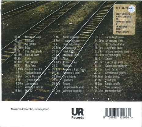 Tempered Blues - CD Audio di Massimo Colombo - 2