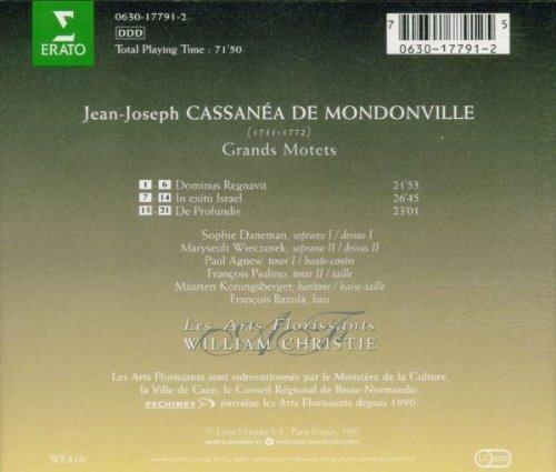 Les Grands Motets - CD Audio di Jean Joseph Mondonville,William Christie,Les Arts Florissants - 2