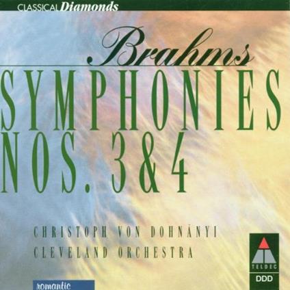 Symphony No.3, 4 - CD Audio di Johannes Brahms