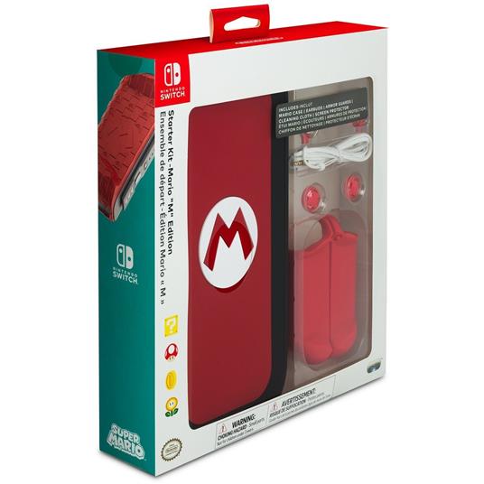 Nintendo Switch Starter Kit – Mario “M” Edition