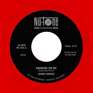 Vinile Growing On Me-Ready (Translucent Red Vinyl) Johnny Burgos