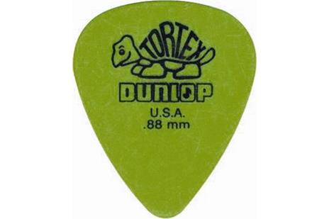 418P.88 Tortex Standard Green .88Mm - 2