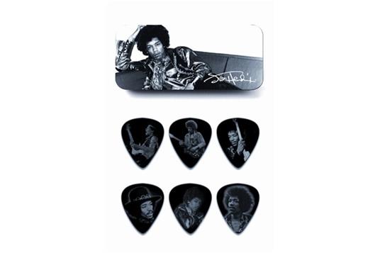 Set 6 Plettri Dunlop Jh-Pt05-H Silver Portrait