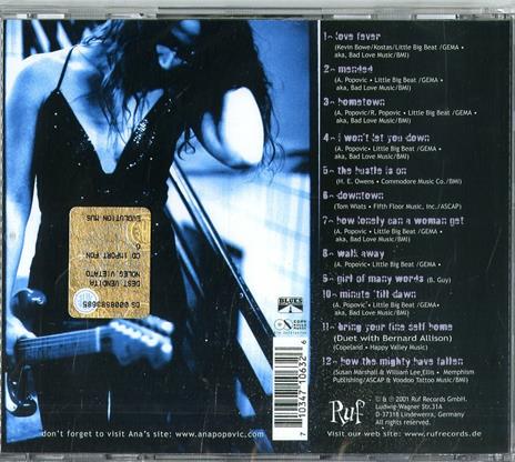 Hush! - CD Audio di Ana Popovic - 2