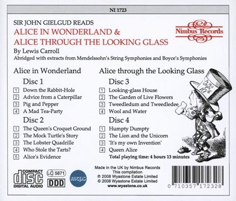 Alice in Wonderland - CD Audio di Felix Mendelssohn-Bartholdy - 2