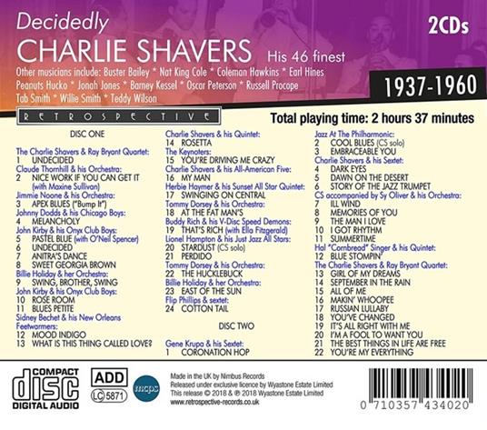 Decidedly - CD Audio di Charlie Shavers - 2