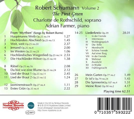 Schumann Vol.2 - CD Audio di Robert Schumann - 2