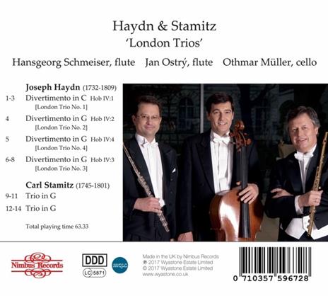 London Trios - CD Audio di Franz Joseph Haydn,Carl Stamitz - 2
