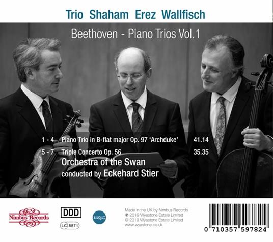 Trii con pianoforte vol.1 - CD Audio di Ludwig van Beethoven - 2