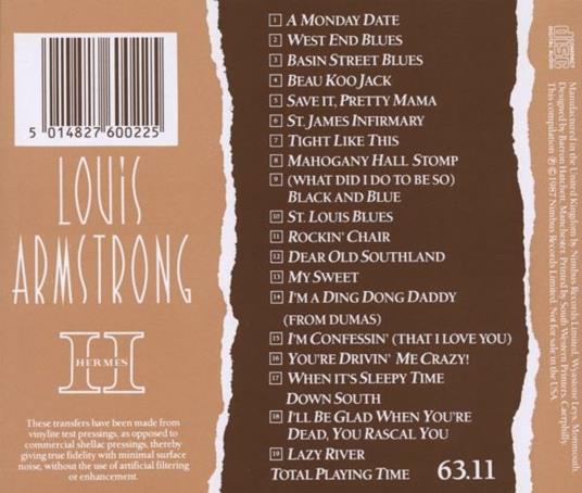 1928-1931 - CD Audio di Louis Armstrong - 2