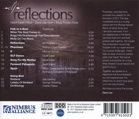 Reflections - CD Audio di Dave-Geoff Eales-Andy Findon Lee - 2