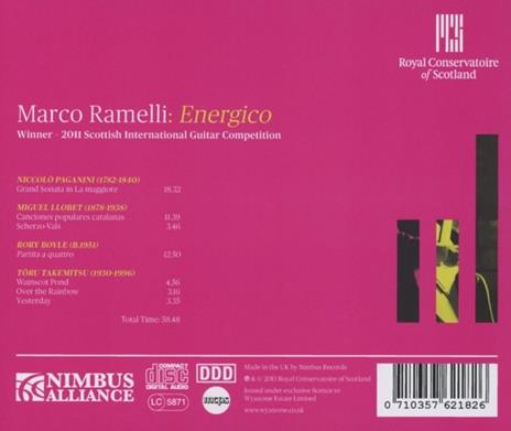 Energico - CD Audio di Marco Ramelli - 2