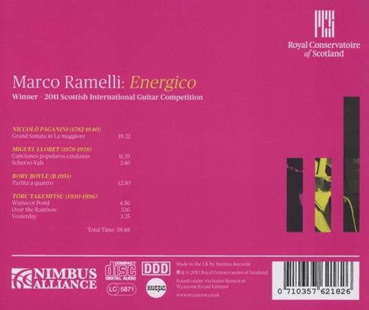 Energico - CD Audio di Marco Ramelli - 2