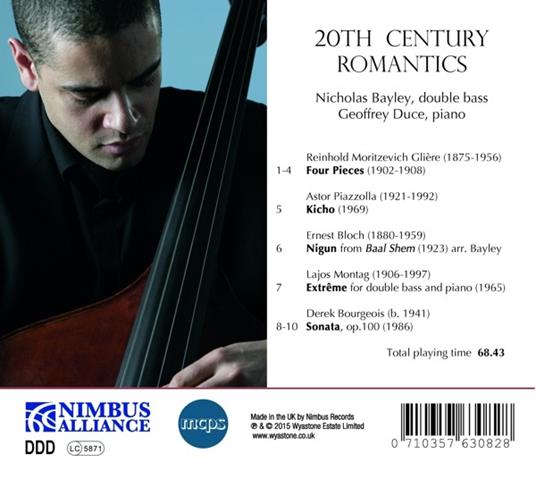 20th Century Romantics - CD Audio di Geoffrey Duce,Nicholas Bayley - 2