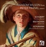 Opere per flauto e pianoforte - CD Audio di Ludwig van Beethoven,Franz Schubert,Robert Schumann,Peter Frankl,Ransom Wilson