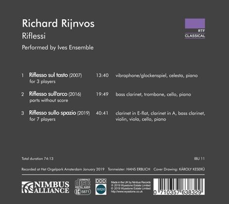 Riflessi - CD Audio di Richard Rijnvos - 2