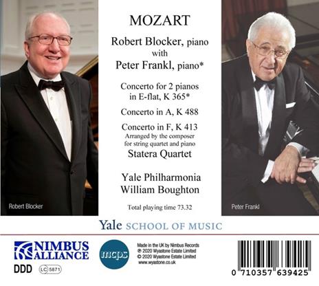 Concerti per pianoforte K365, K488, K413 - CD Audio di Wolfgang Amadeus Mozart - 2
