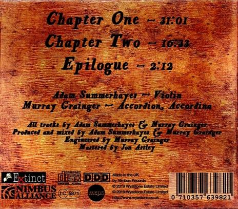 Untold - The Ciderhouse Rebellion - CD Audio di Adam Summerhayes - 2