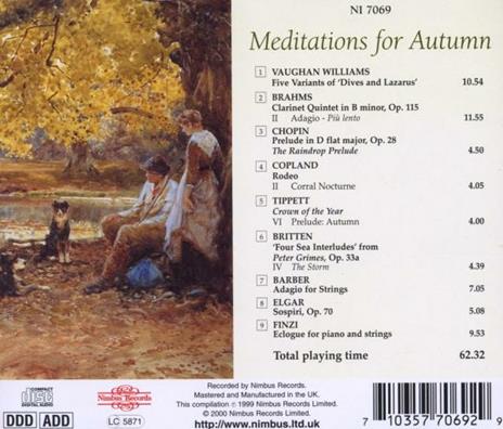 Meditations for Autumn - CD Audio - 2