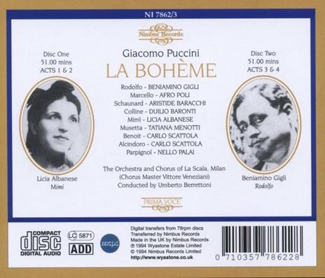 La Bohème - CD Audio di Giacomo Puccini - 2