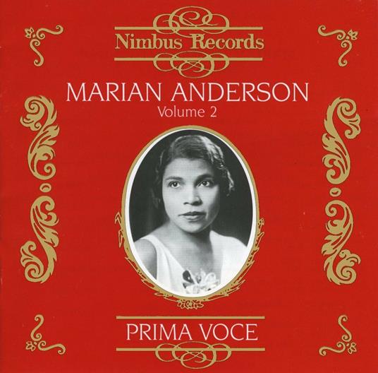 Prima voce. Marian Anderson vol.2 - CD Audio di Marian Anderson
