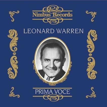 Leonard Warren on Radio - CD Audio di Leonard Warren