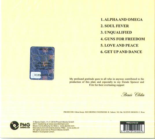 Alpha & Omega - CD Audio di Benis Cletin - 2