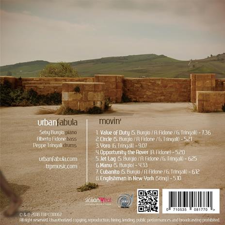 Movin' - CD Audio di Urban Fabula - 2