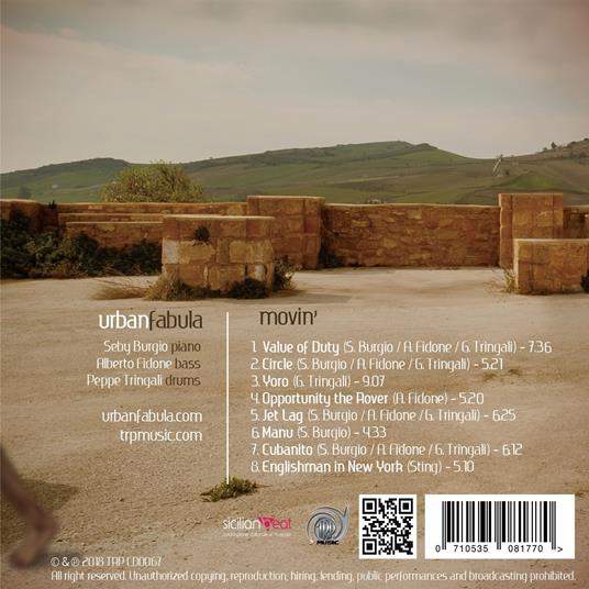 Movin' - CD Audio di Urban Fabula - 2
