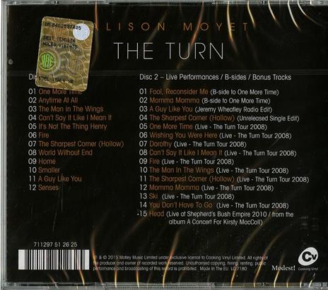 The Turn - CD Audio di Alison Moyet - 2