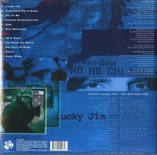 Lucky Jim (Reissue Blue Vinyl Limited Edition) - Vinile LP di Gun Club - 2