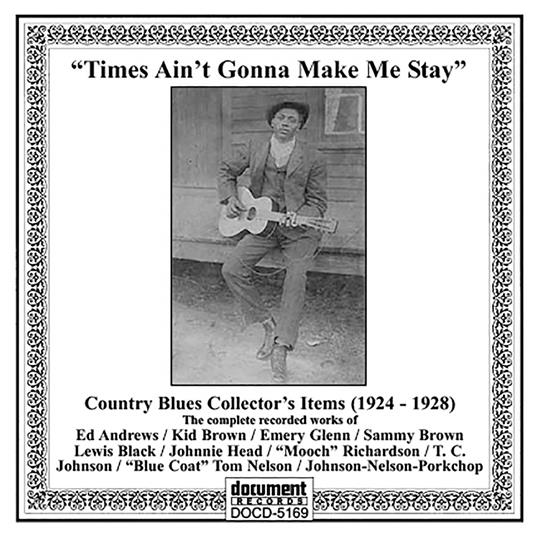 Blues: Country Blues - CD Audio