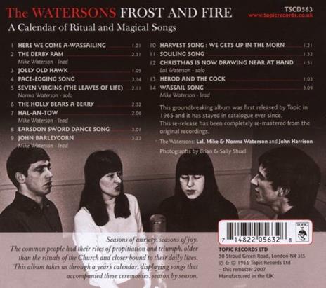 Frost & Fire - CD Audio di Watersons - 2