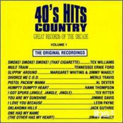 40's Country Hits 1 - CD Audio