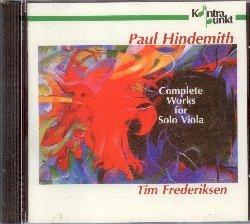 Complete Works for Solo V - CD Audio di Paul Hindemith