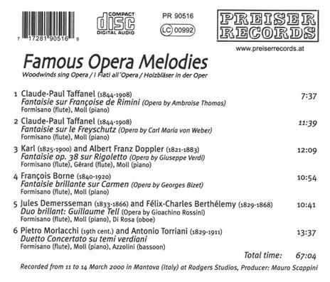 Famous Opera Melodies - CD Audio - 2