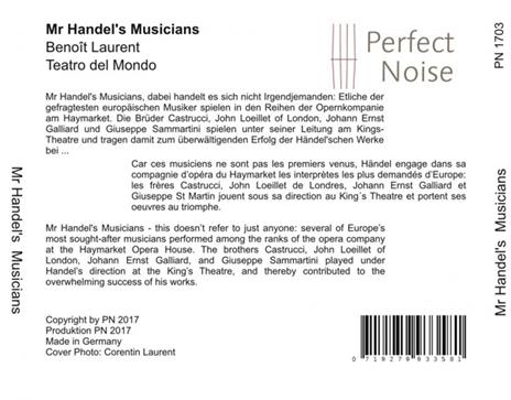 Mr Handel's Musicians - CD Audio di Georg Friedrich Händel - 2