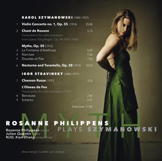 Mythes. Violin Concerto No.1 - CD Audio di Rosanne Philippens - 2