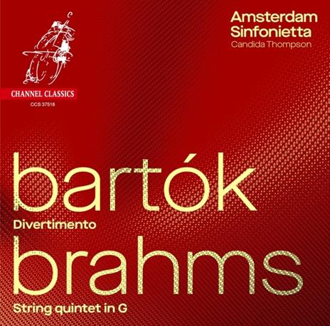 Divertimento / String Quintet In G - CD Audio di Johannes Brahms,Bela Bartok,Amsterdam Sinfonietta