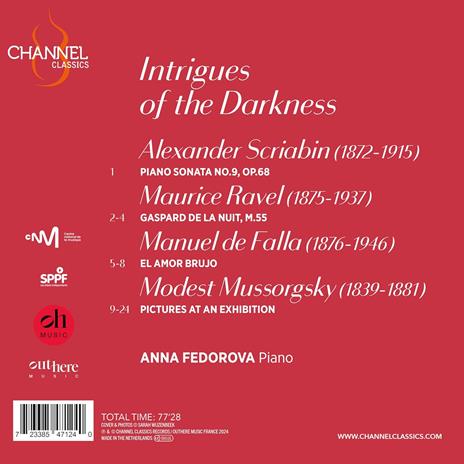 Intrigues Of The Darkness - CD Audio di Anna Fedorova - 2