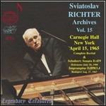 Archives vol.15. Complete Recital at Carnegie Hall 1965